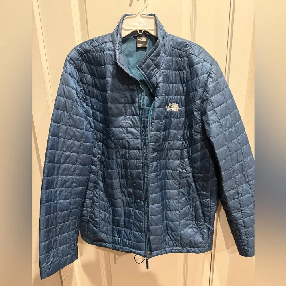 The North Face Men's Blue Quilted Jacket Size‎ XL